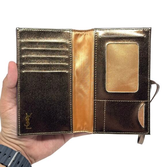 YSL All Black Cardholder Wallet - Picture 3 of 9